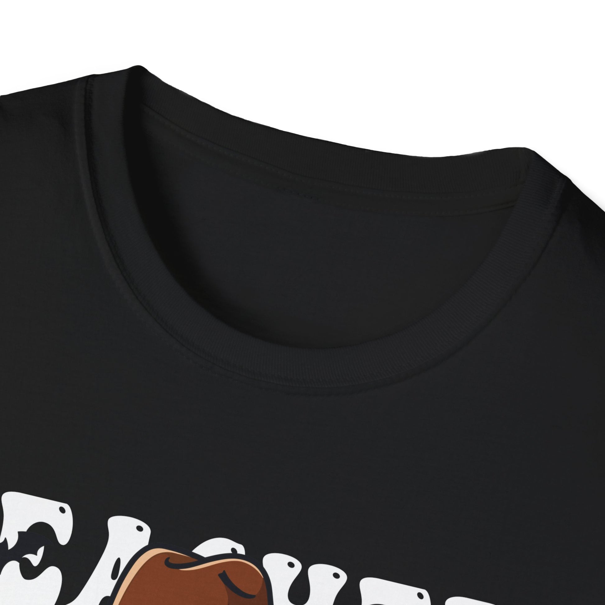 Teacher Ghost Thanksgiving T-Shirt — Cute Pilgrim Ghost Holding Pencil Tee for Educators