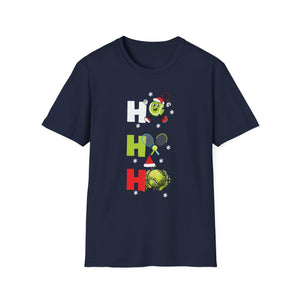 T-Shirt — Festive 'Ho Ho Ho' Tennis Christmas Tee