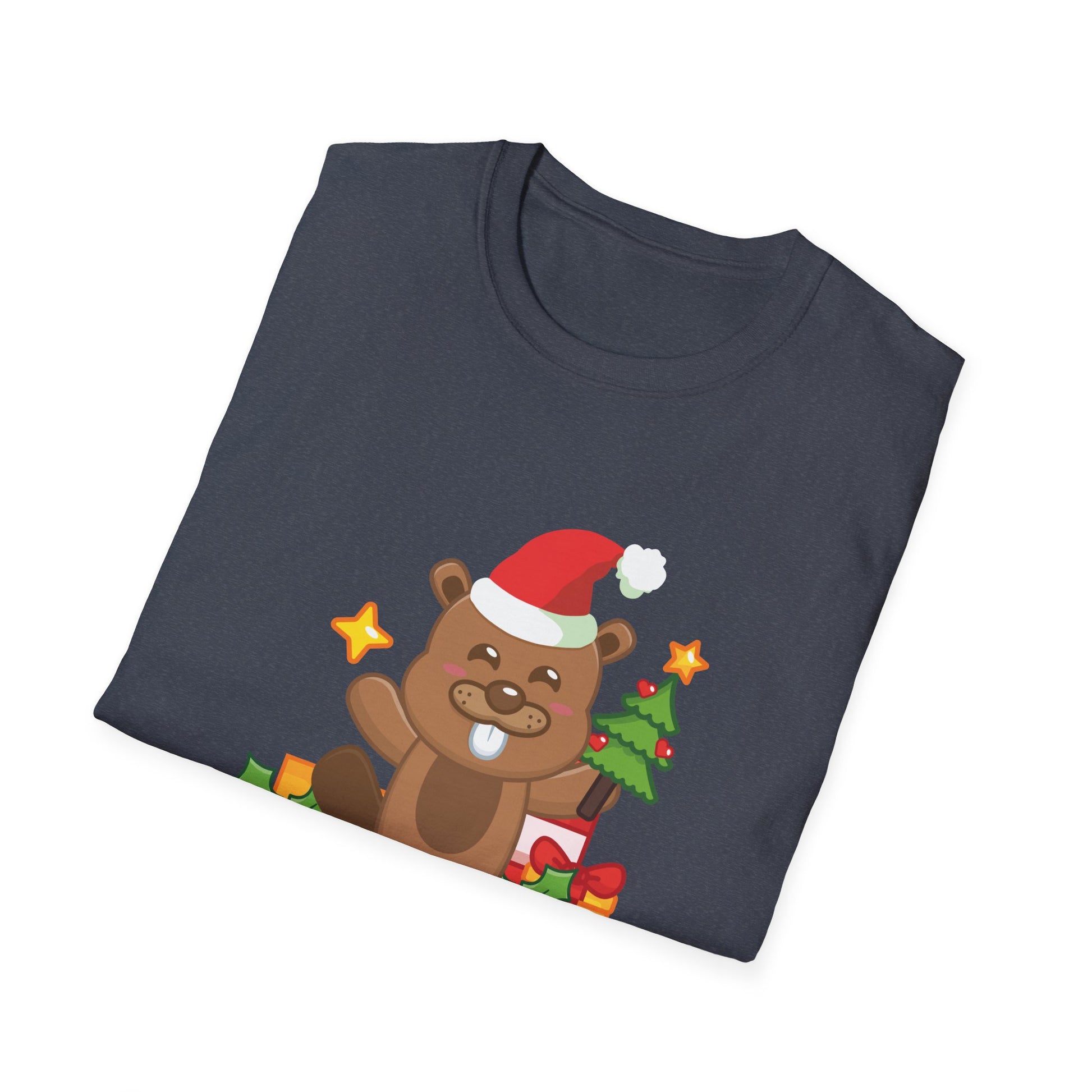Beaver Christmas Cutie Beaver Christmas Unisex T-Shirt