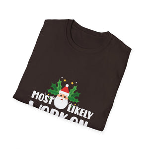 Christmas Workaholic T-Shirt — 