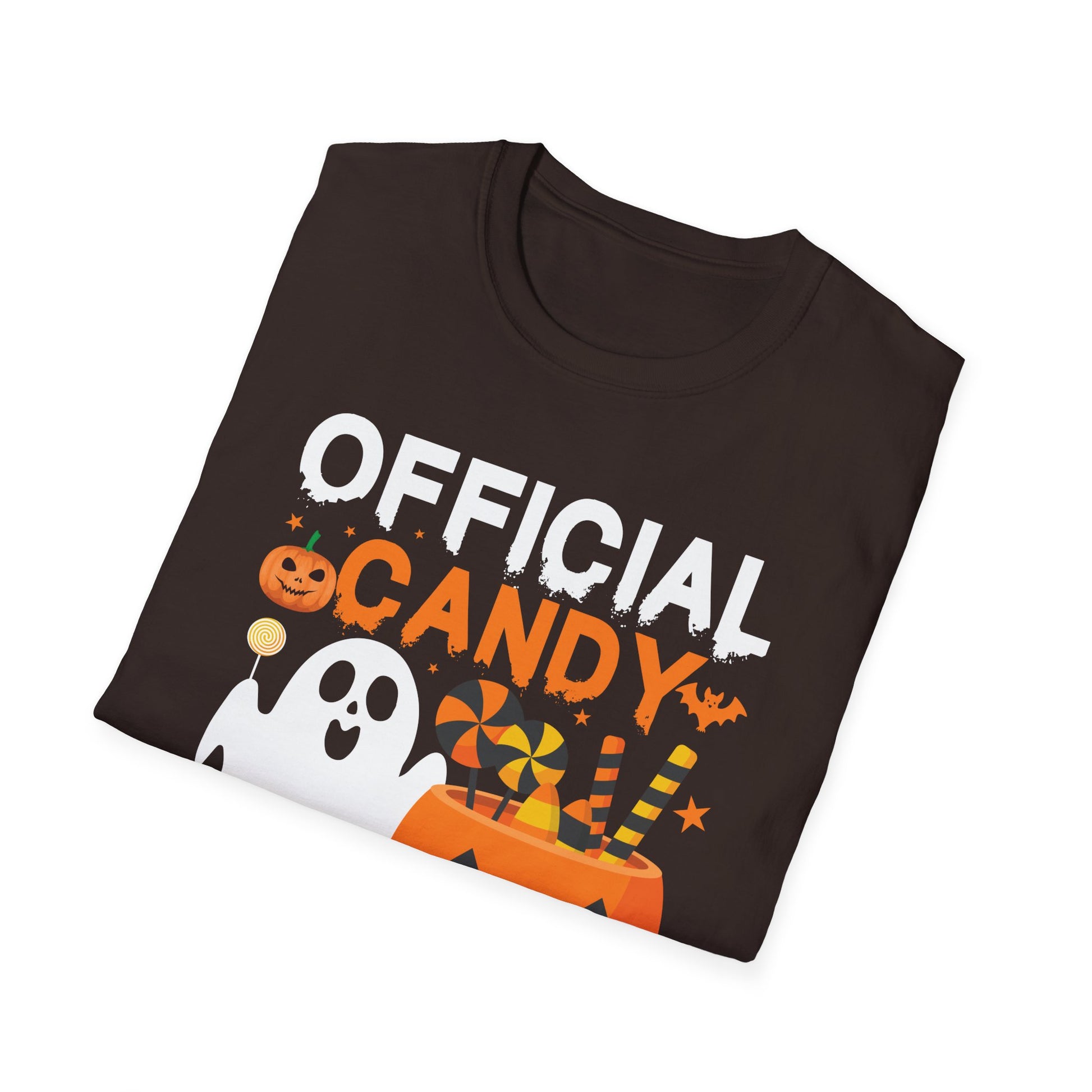 Official Candy Tester Halloween T-Shirt — Ghost & Jack-o'-Lantern Kids Tee