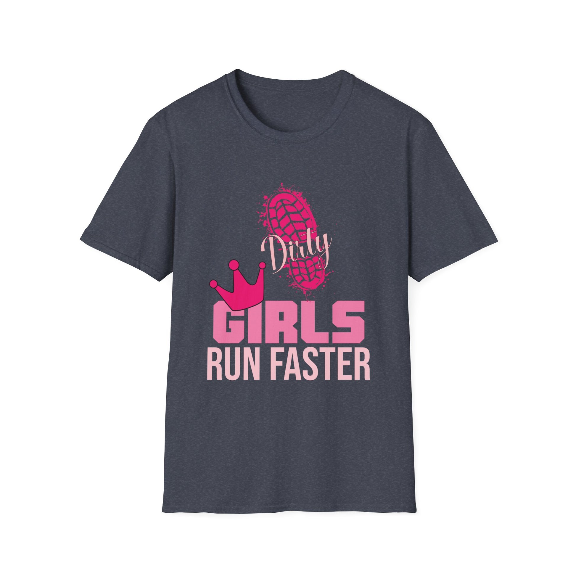 Mud Run Damen Dirty Girls Run Faster Running Gone Muddy Unisex T-Shirt