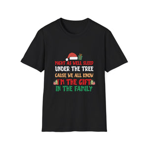 Funny Christmas Kids Girls Boys Christmas Pajamas Christmas Unisex Softstyle T-Shirt