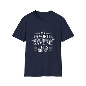 Christmas Gift For Father Mother in Law Funny Birthday Gifts Unisex T-Shirt