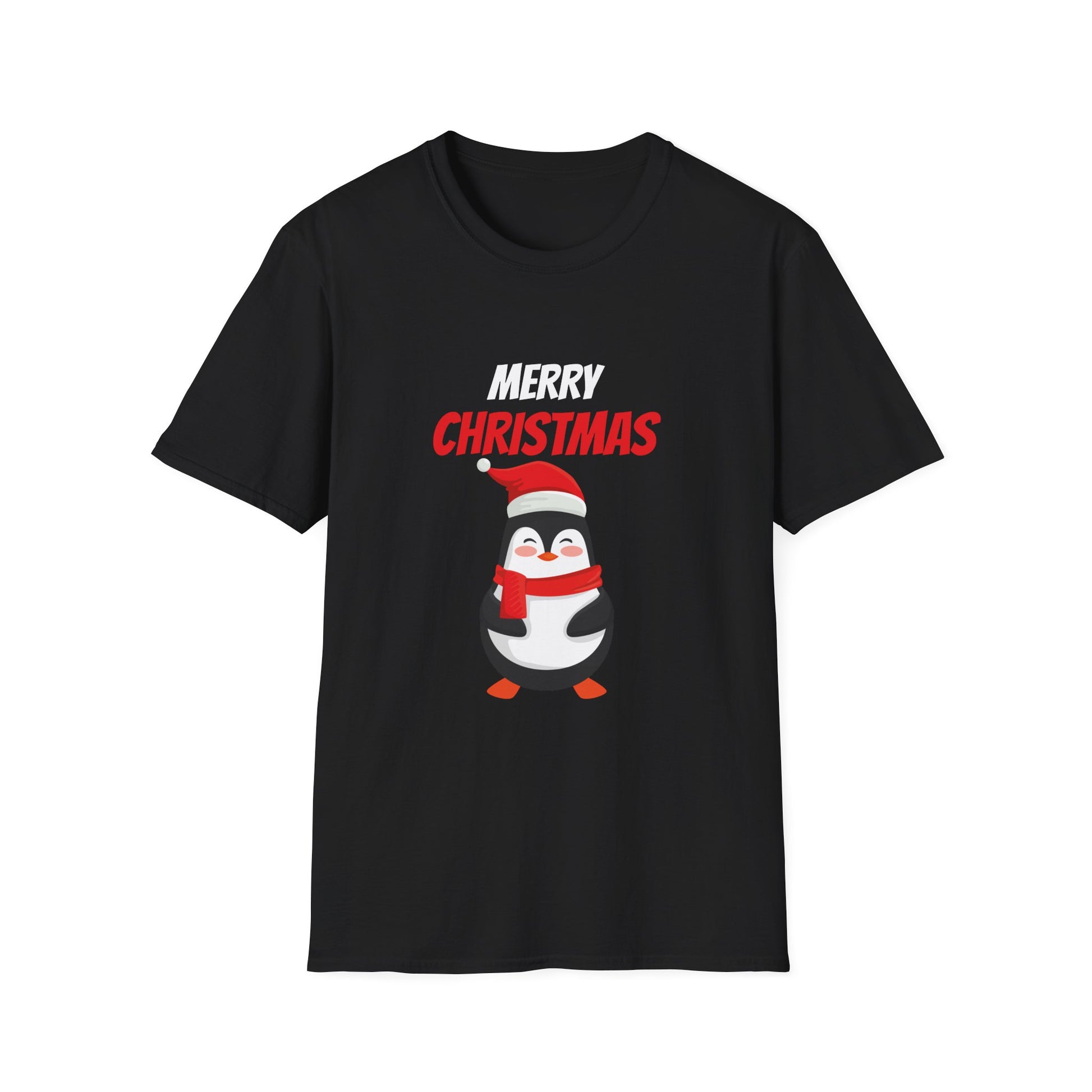 Christmas Penguin T-Shirt — Merry Christmas Cute Holiday Tee