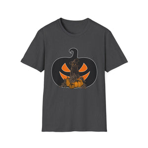 Halloween Black Cat for Cat Lover - Halloween Tee Unisex Softstyle T-Shirt