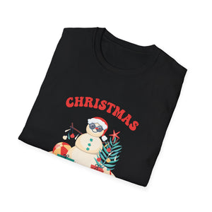Christmas in July Shirt Snowman Christmas Unisex T-Shirt