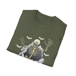 Never Better Skeleton T-Shirt — Funny Halloween Skull Tee