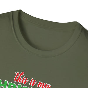 Tapir Christmas Tree Christmas Animal Gifts Unisex Softstyle T-Shirt