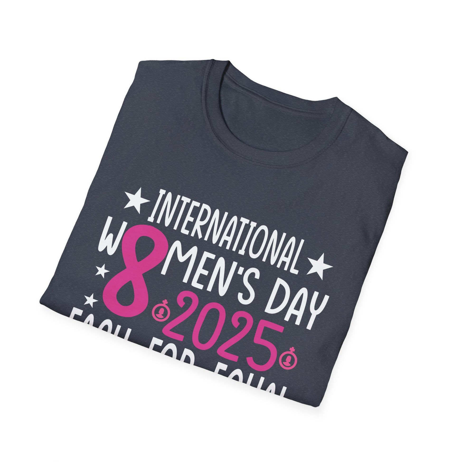 National Women's History Month 2025 Embrace Equity Groovy Unisex T-Shirt
