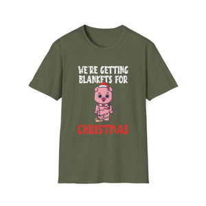 Funny Festive Pigs in Blankets Christmas Unisex T-Shirt