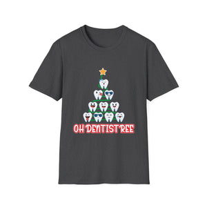 Oh Dentistree T-Shirt — Funny Dental Christmas Tee for Dentists & Hygienists