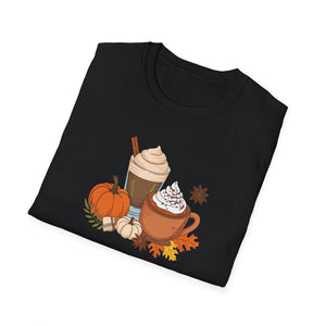 Cousin Crew Fall Tee — Pumpkin Spice Coffee Autumn Graphic T-Shirt