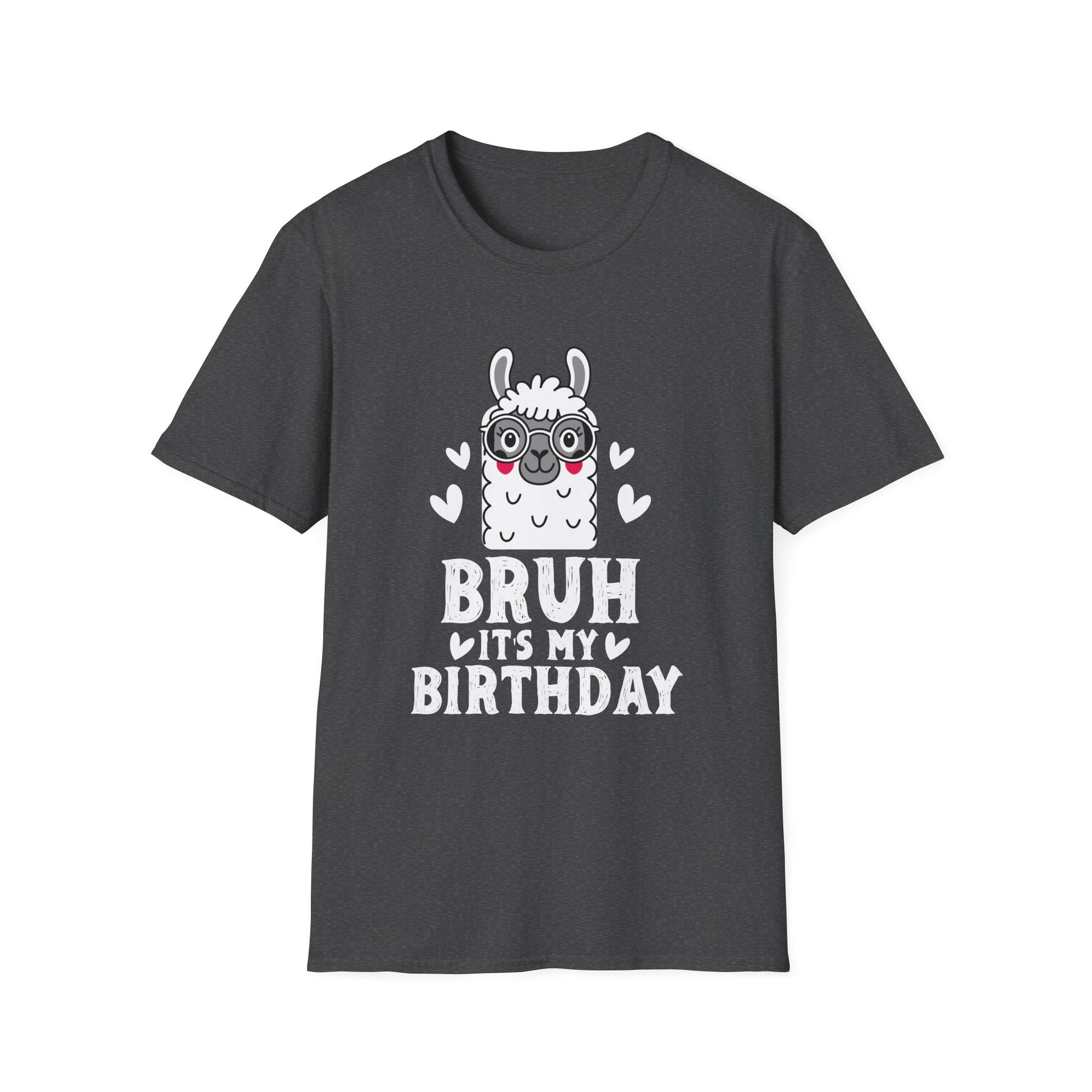 Birthday Llama T-Shirt - "Bruh It’s My Birthday" Cute Graphic Tee