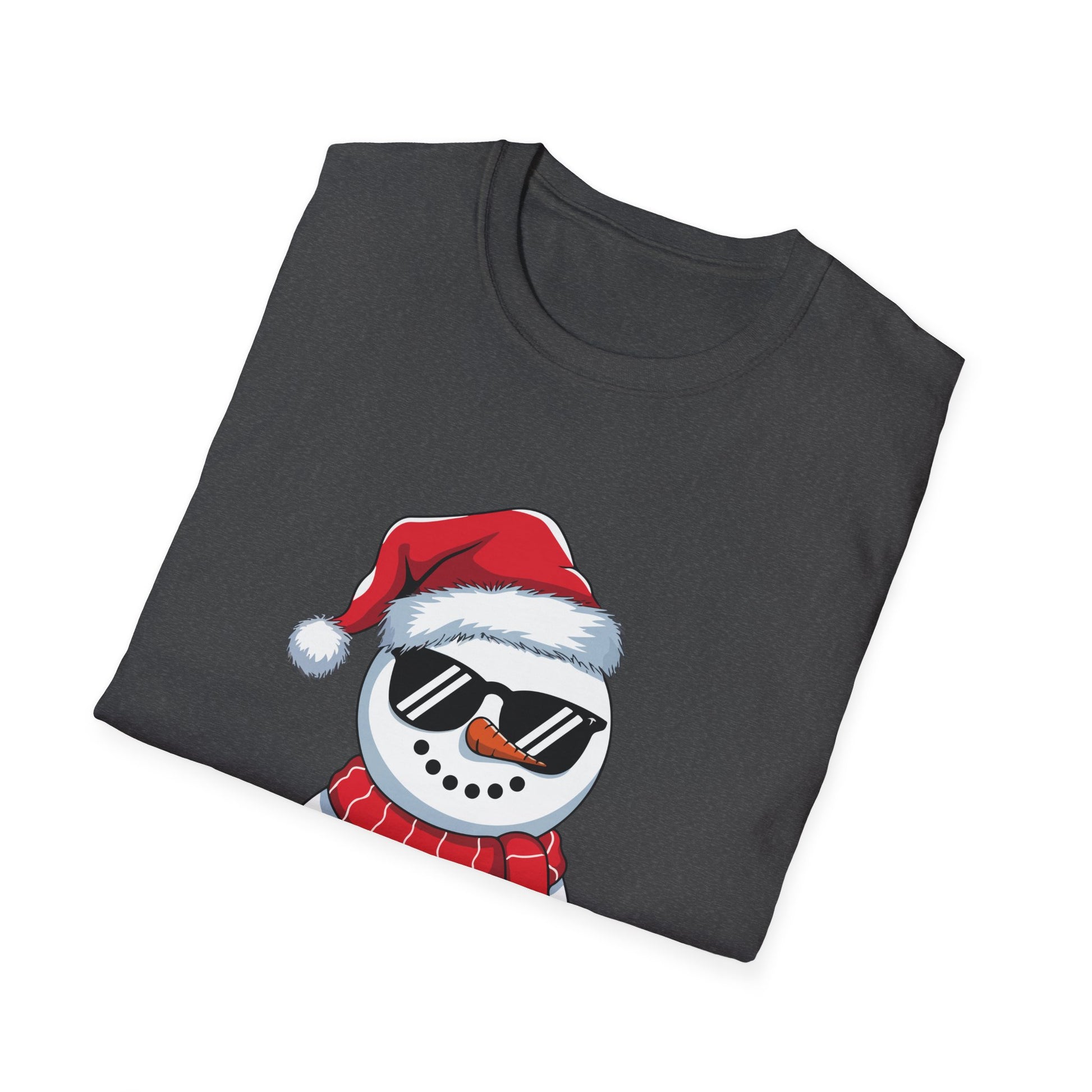 Snowman Santa T-Shirt — Cool Sunglasses Holiday Tee