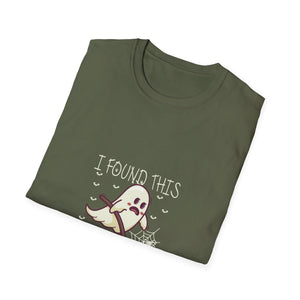 I Found This Humerus Bone Joke Funny Halloween Halloween TeeUnisex Softstyle T-Shirt