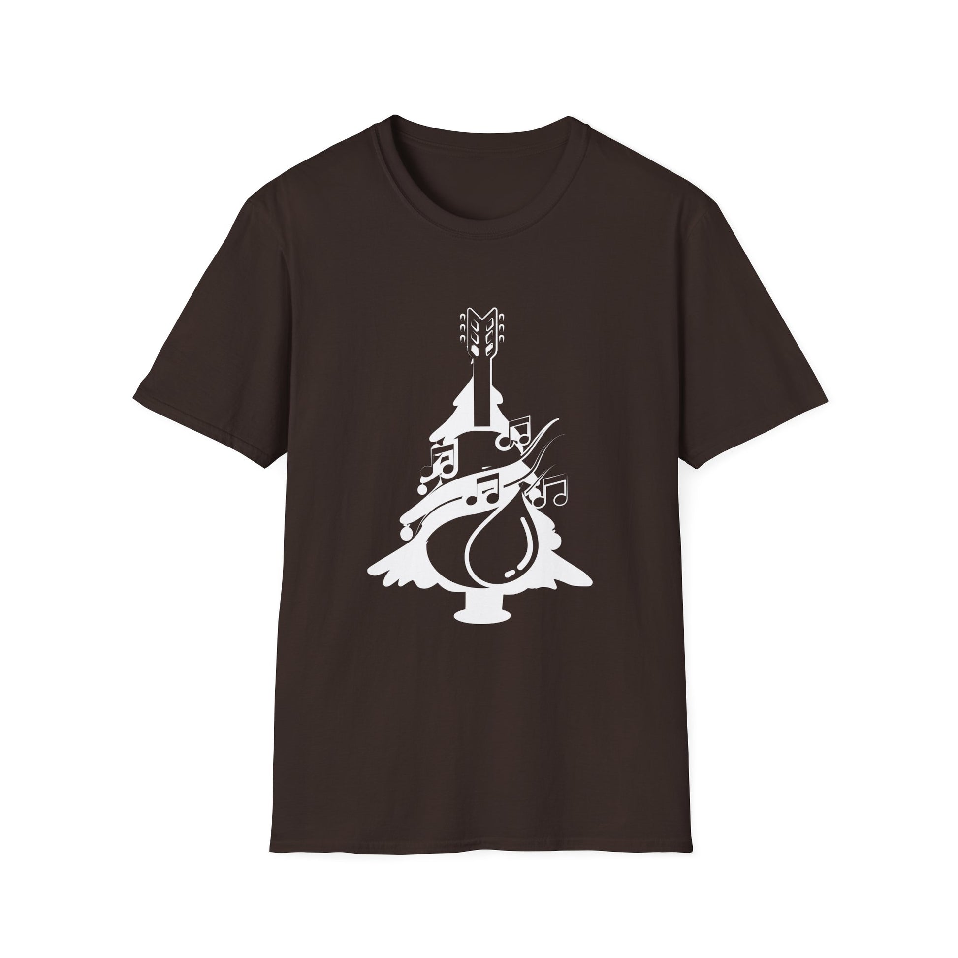 Christmas Guitar Tree Funny Guitarist Christmas Unisex T-Shirt