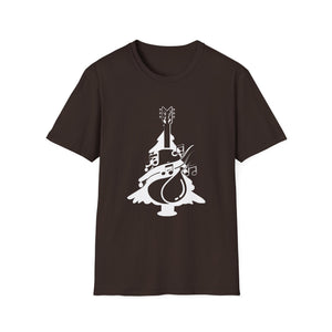 Christmas Guitar Tree Funny Guitarist Christmas Unisex T-Shirt