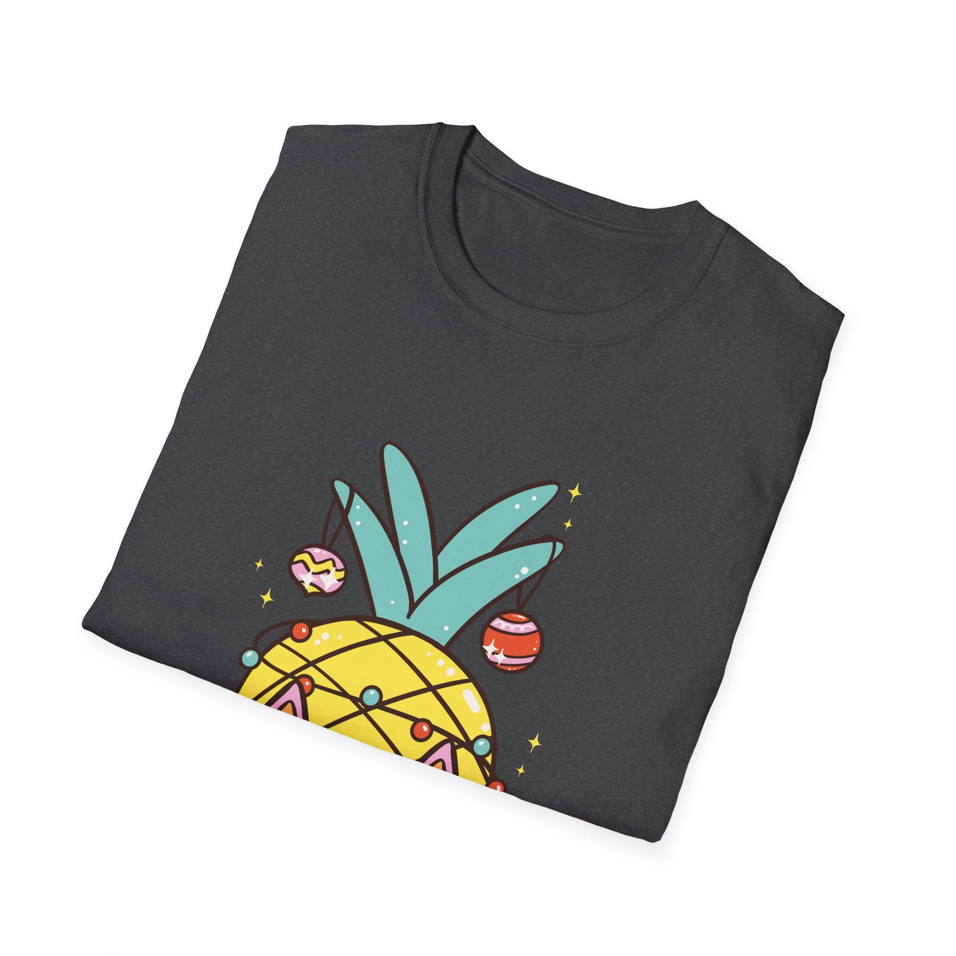 Pineapple Stars Graphic T-Shirt — Cute Tropical Fruit Tee