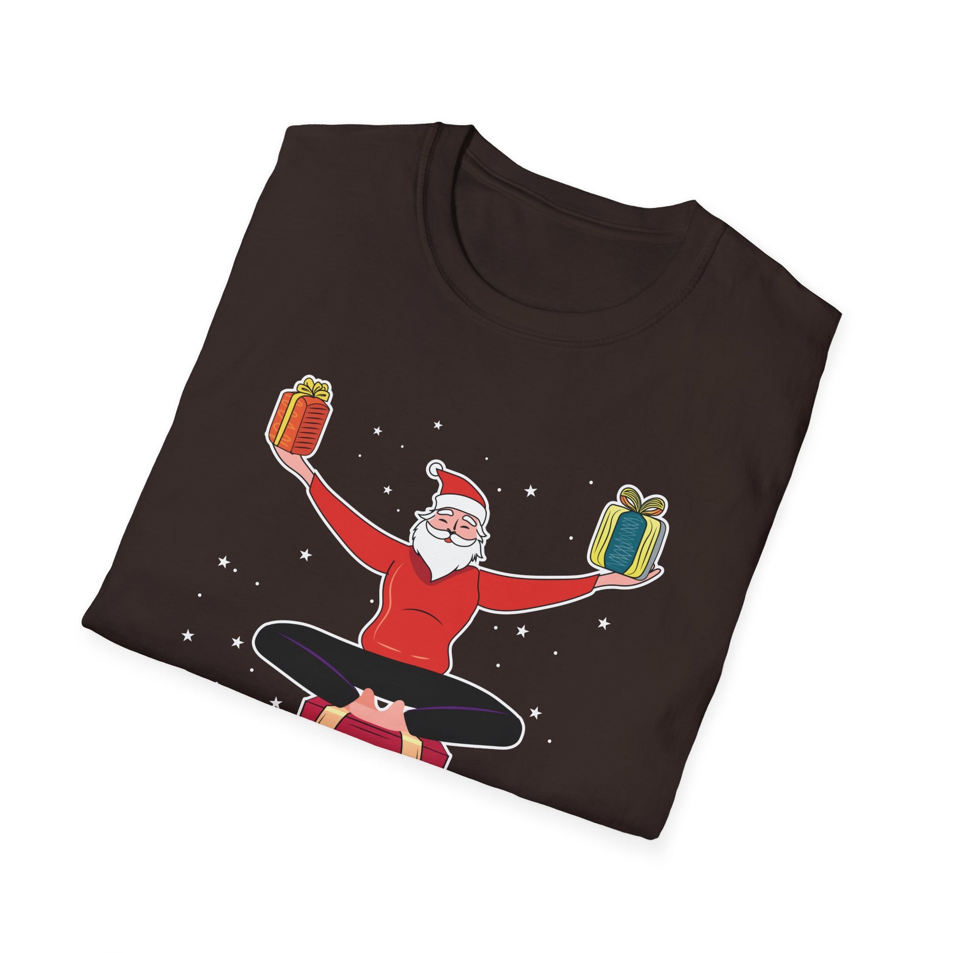Funny Christmas Pajama Gangsta Wrapper Christmas Unisex Softstyle T-Shirt