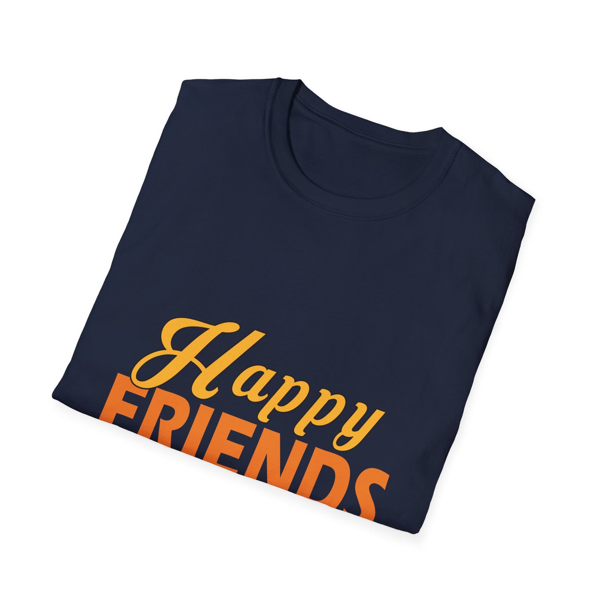 Friendsgiving T-Shirt — “Happy FRIENDS giving” Thanksgiving Tee  Unisex T-Shirt