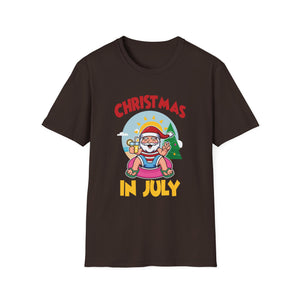 Christmas in July funny santa xmas for Sommer Christmas Unisex T-Shirt