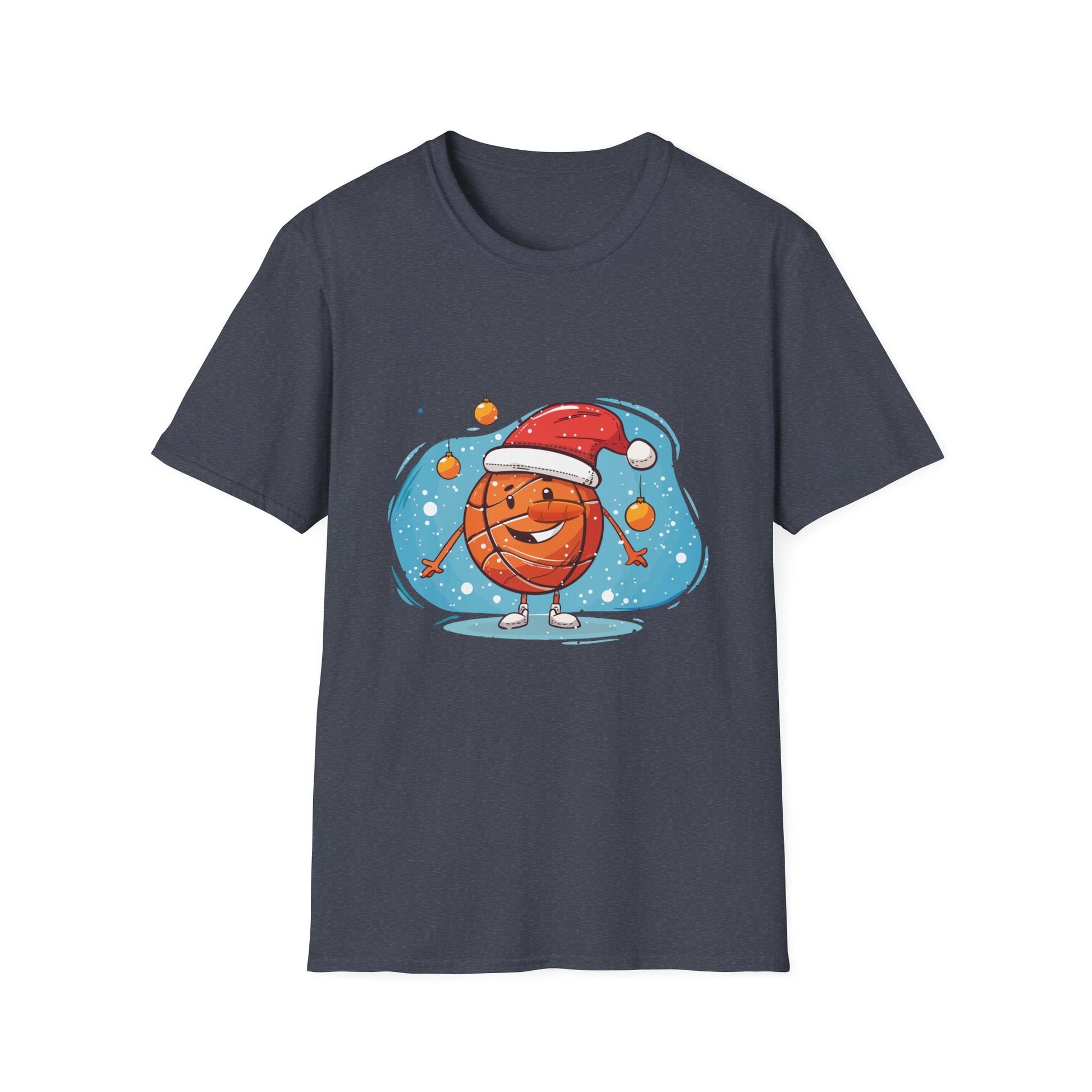 Christmas Basketball Snowman Shirt Basketball Christmas Unisex T-Shirt
