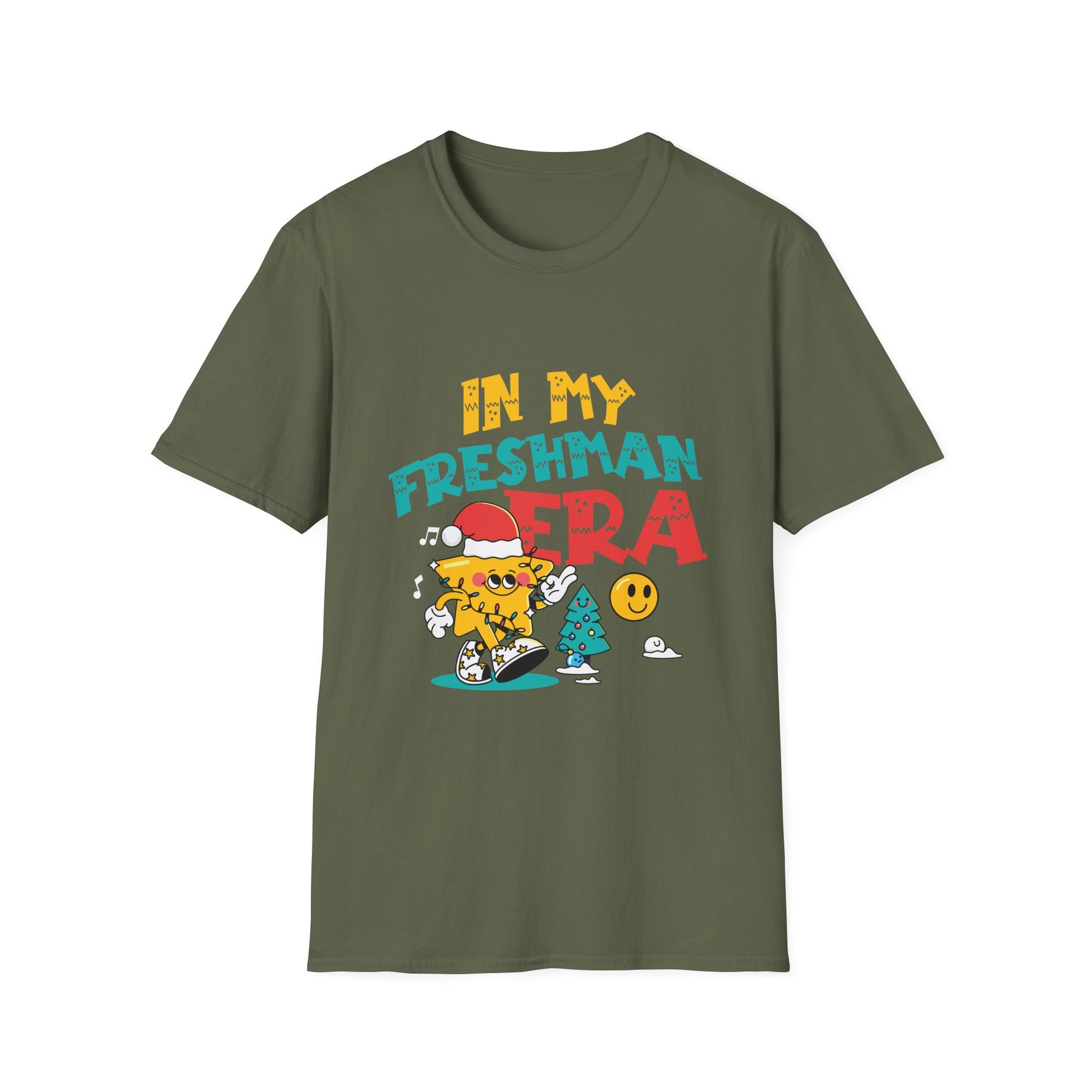 In My freshman Era Groovy Christmas 9th grade Student Unisex T-Shirt