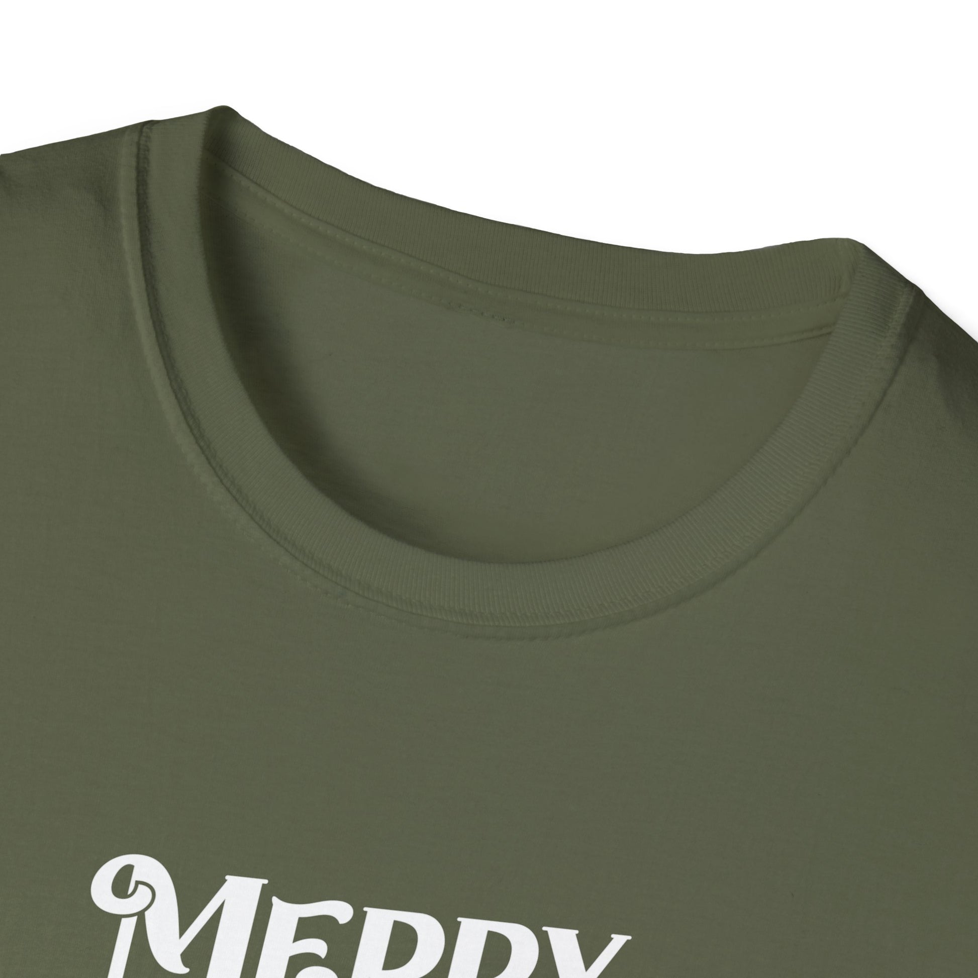 Christmas Bulldog Bully Merry English Bulldog Christmas Unisex T-Shirt