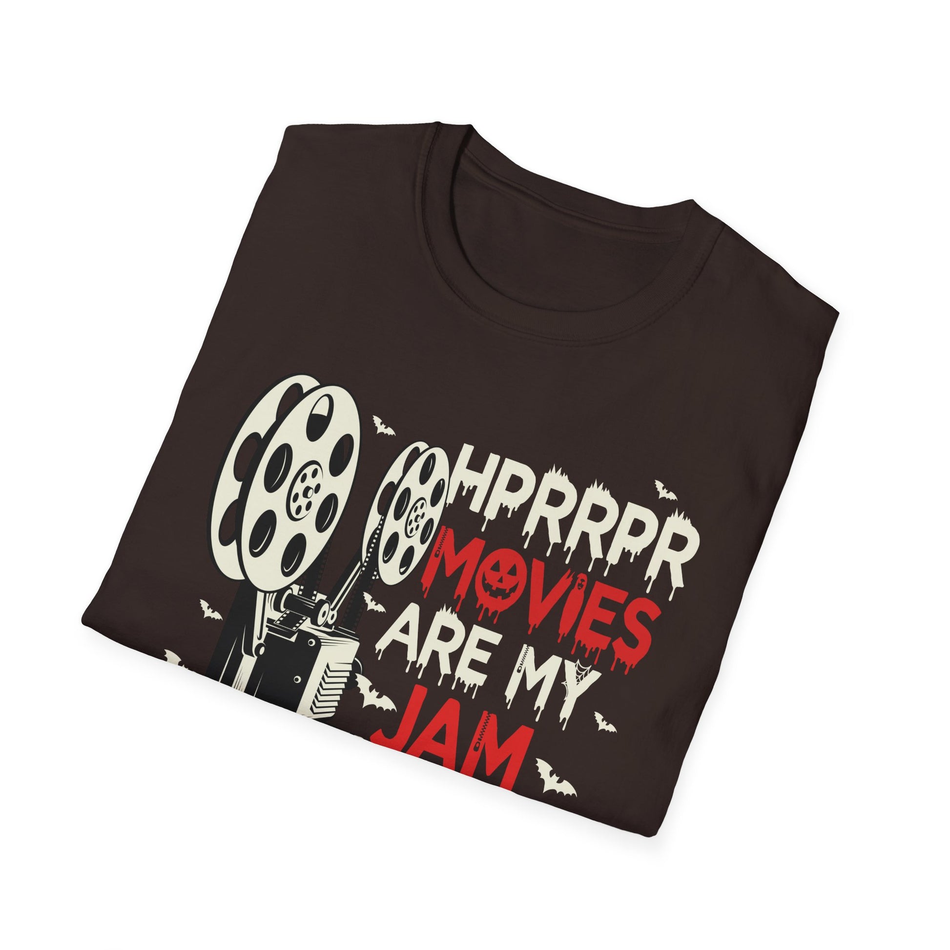 Movies Are My Jam T-Shirt — Vintage Film Reel Horror Fan Tee