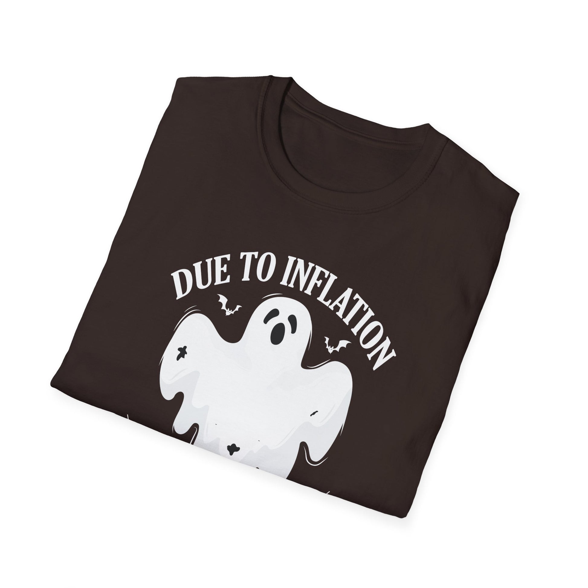 Due To Inflation This Is My Halloween Costume Cute Halloween TeeUnisex Softstyle T-Shirt