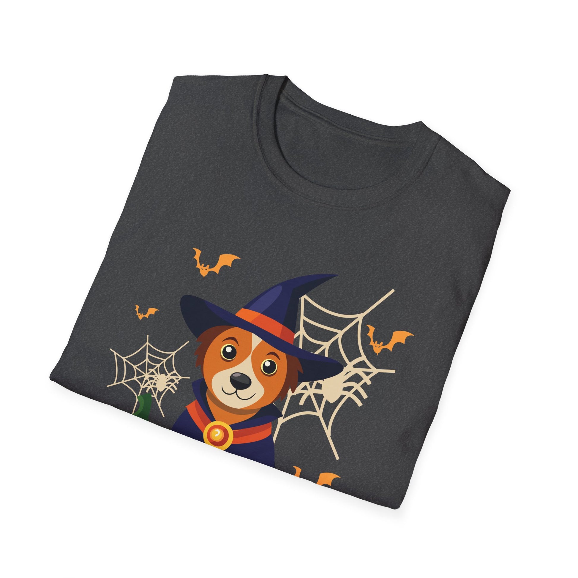 Halloween Corgi Witch T-Shirt — Cute Dog Costume Pumpkin & Spooky Vibes
