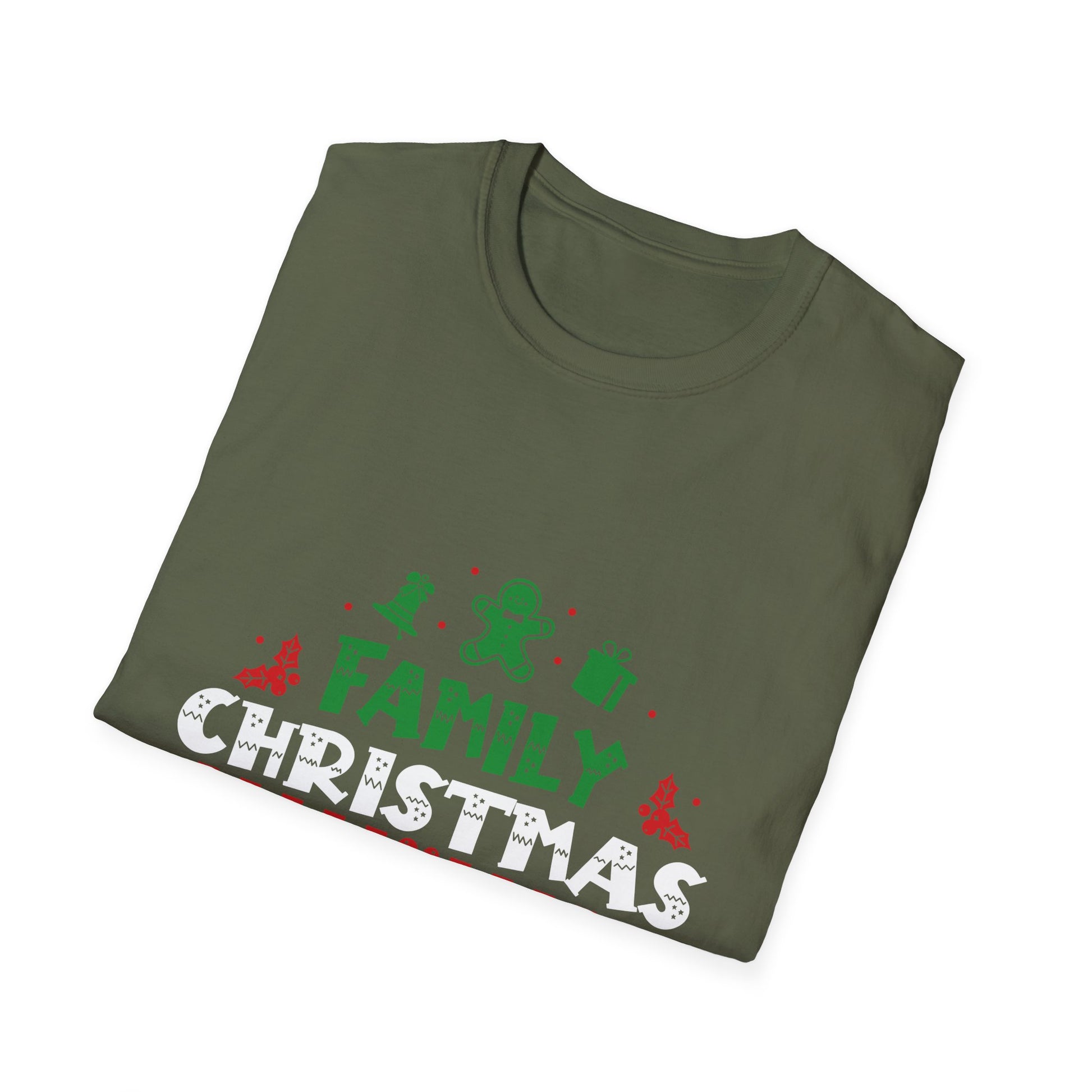 Family 2024 Christmas Matching Outfits Team Santa Elf Squad  Unisex T-Shirt