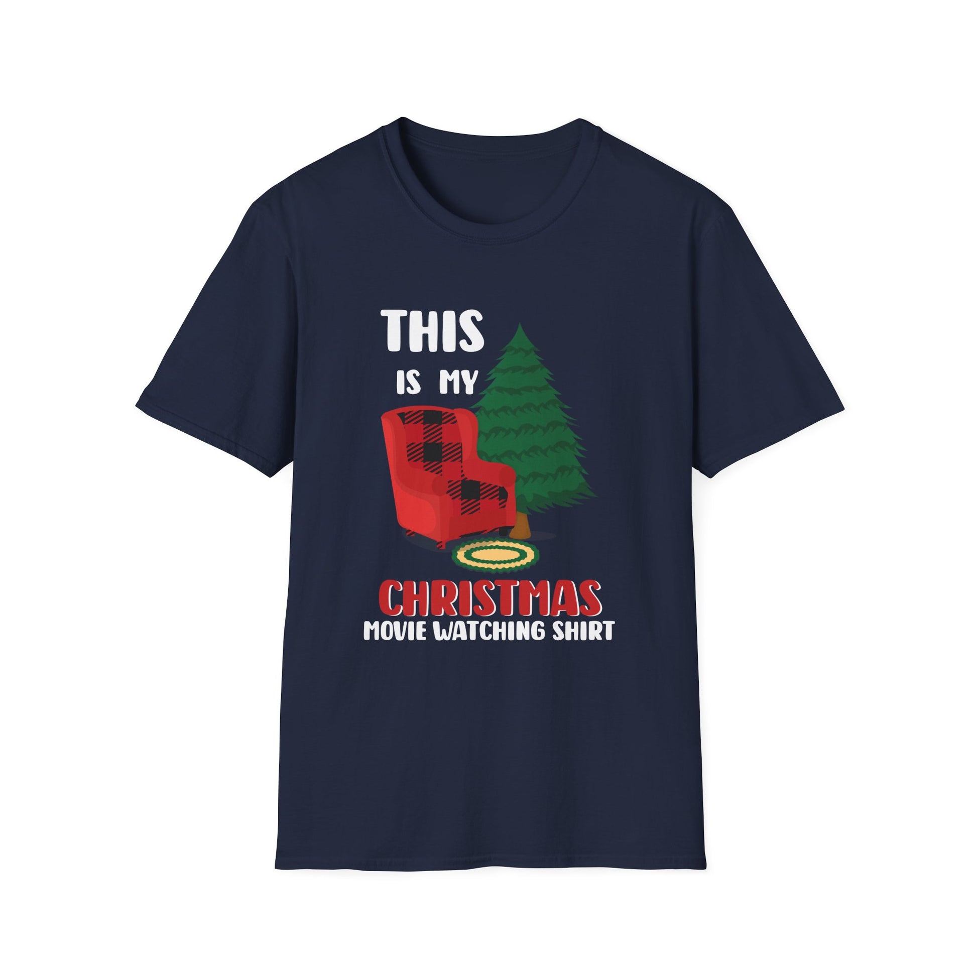 Christmas Movie Watching T-Shirt — "This Is My Christmas Movie Watching Shirt"