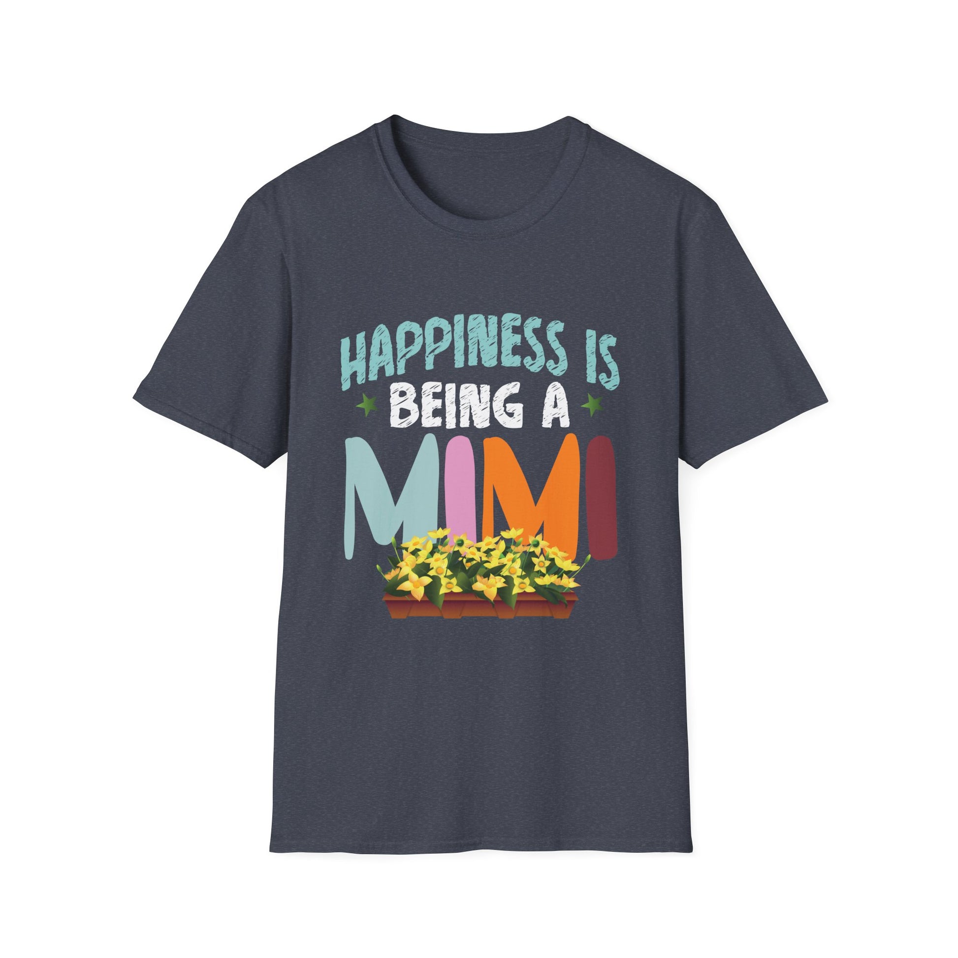Womens Happiness is being a Mimi Announcement Mothers Day Unisex T-Shirt