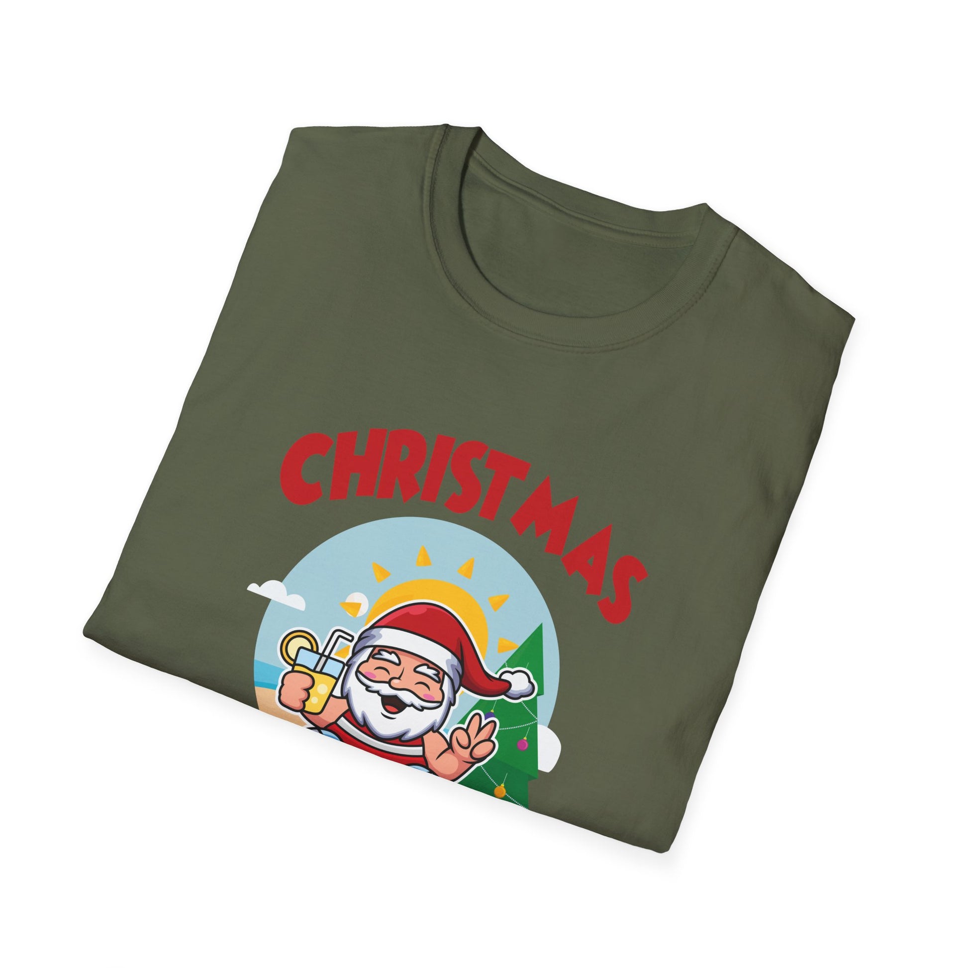 Christmas in July funny santa xmas for Sommer Christmas Unisex T-Shirt