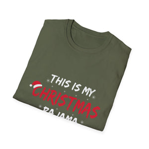 Christmas Pajama Shirt T‑Shirt — This Is My Christmas Pajama Shirt Holiday Tee