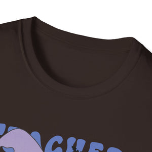 Teacher Ghost T-Shirt — Cute Witch Hat Teacher Design