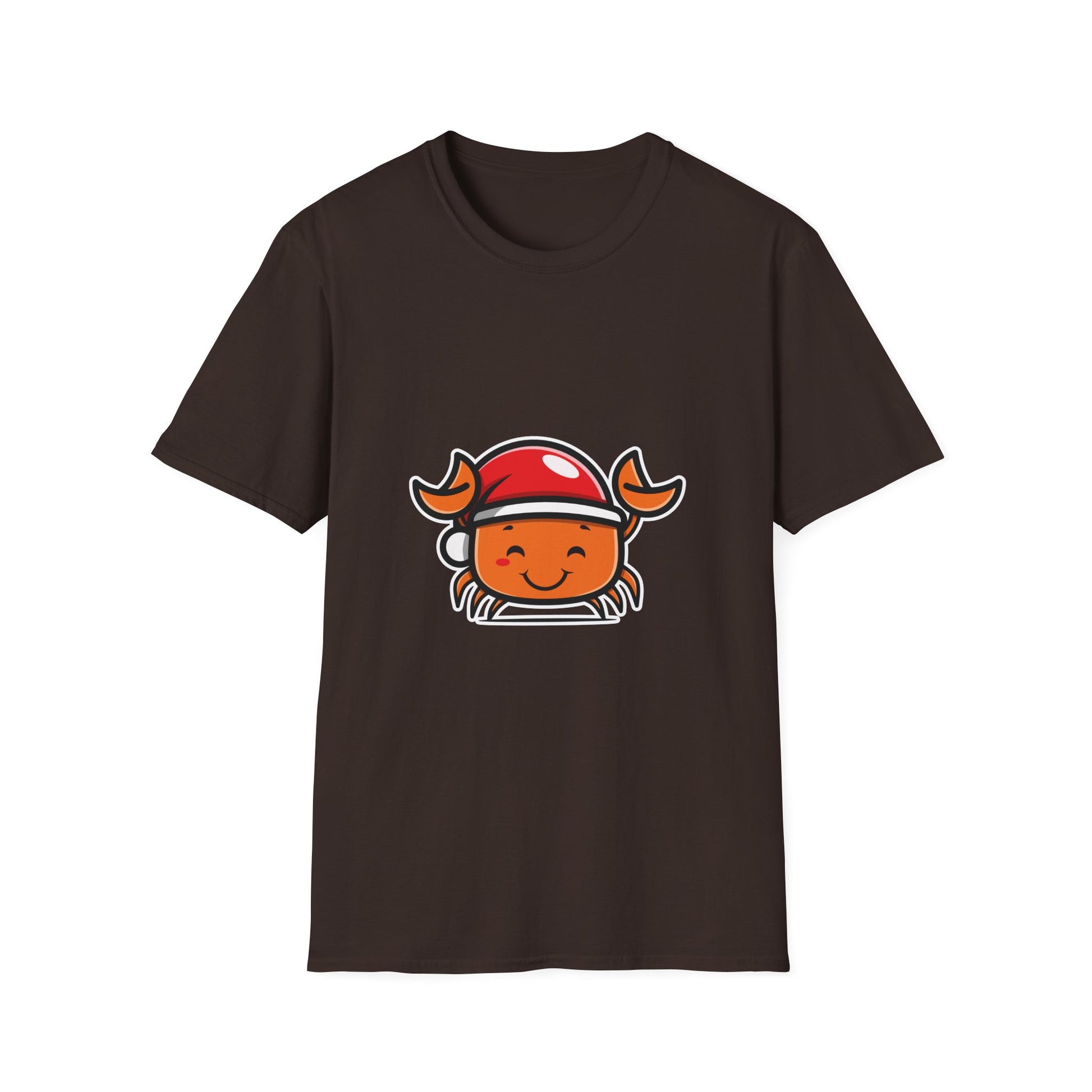 Christmas Crab Santa Hat Ugly Christmas Sweater Unisex T-Shirt