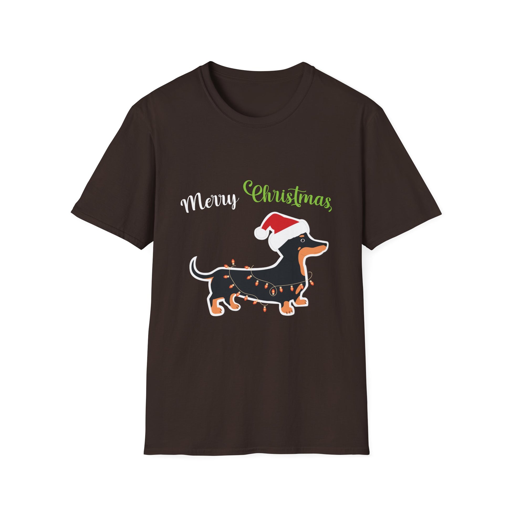 Dachshund Christmas T-Shirt — Merry Christmas Sausage Dog Tee