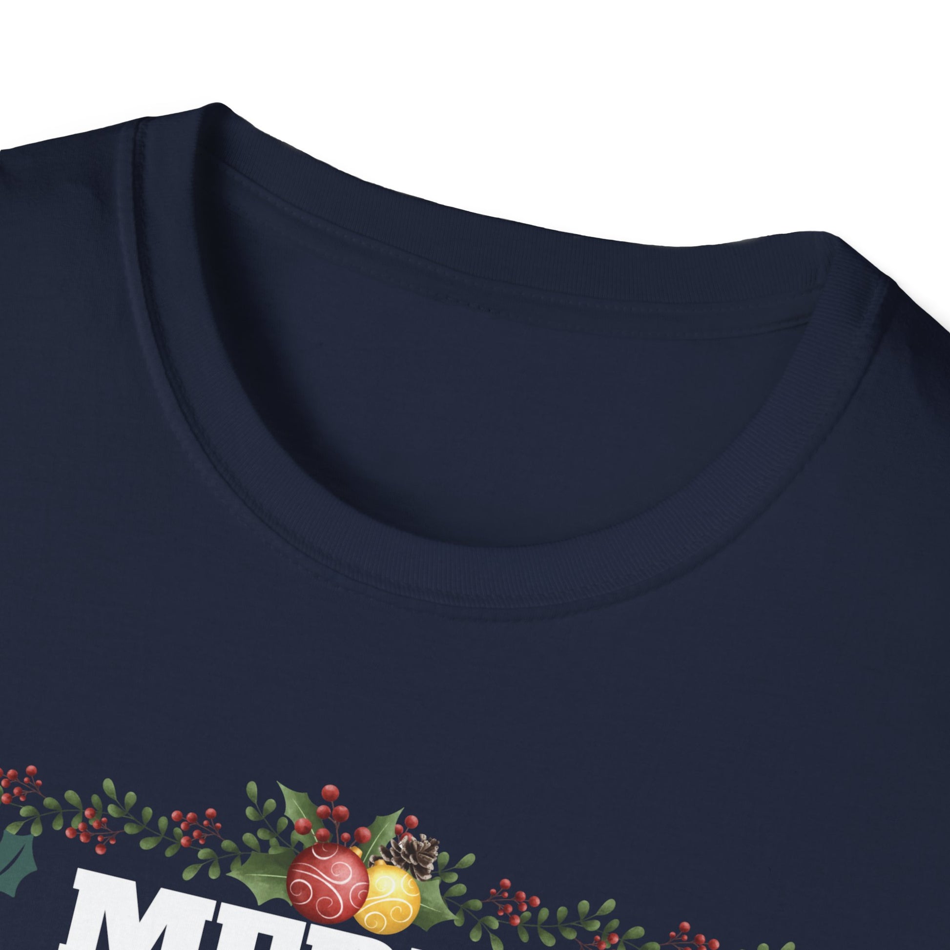 Merry Christmas Skull T-Shirt — Santa Skull Holiday Tee