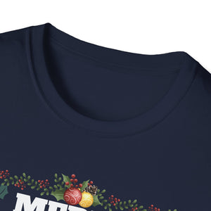 Merry Christmas Skull T-Shirt — Santa Skull Holiday Tee