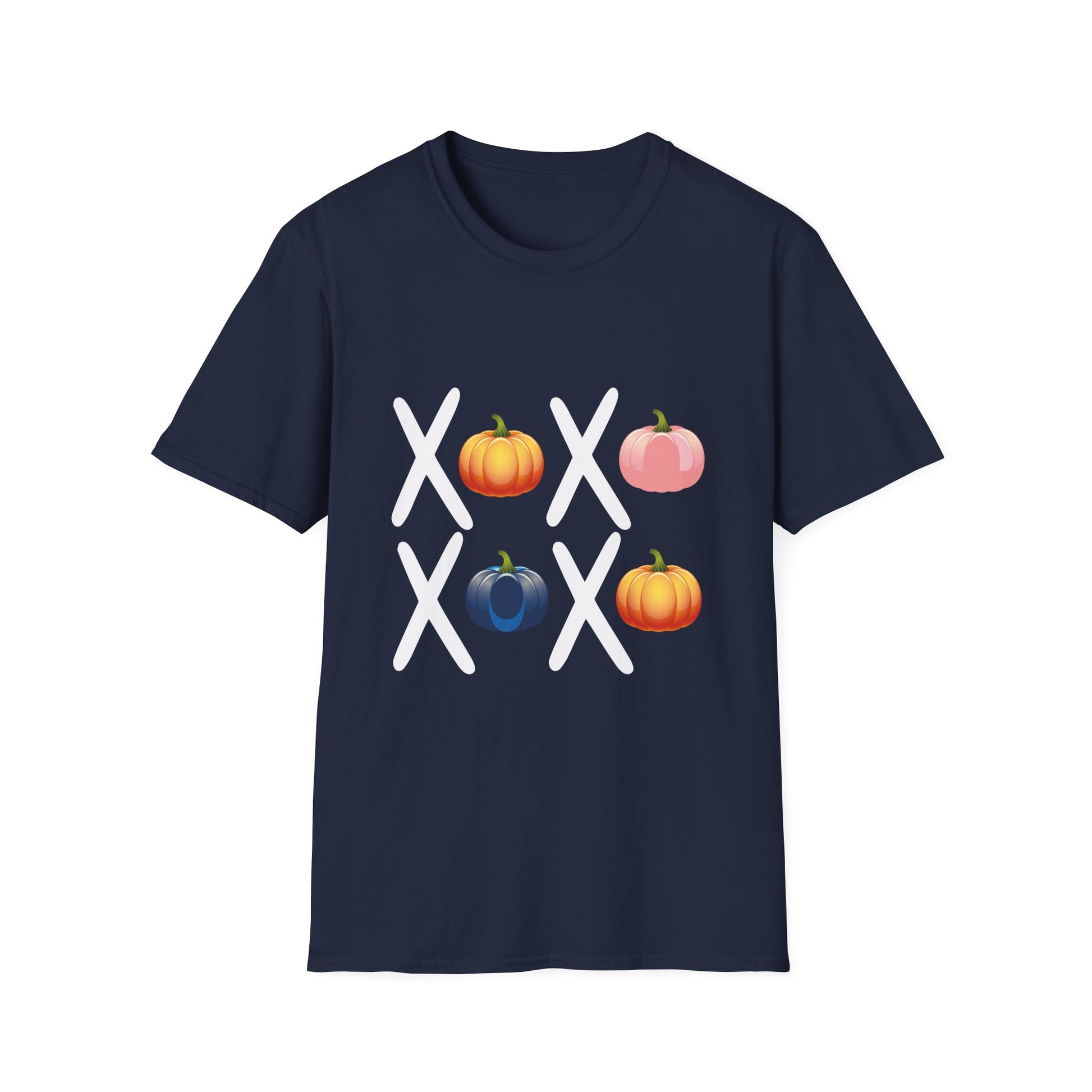 T-Shirt: Pumpkin XOXO Fall Emoji Graphic Tee