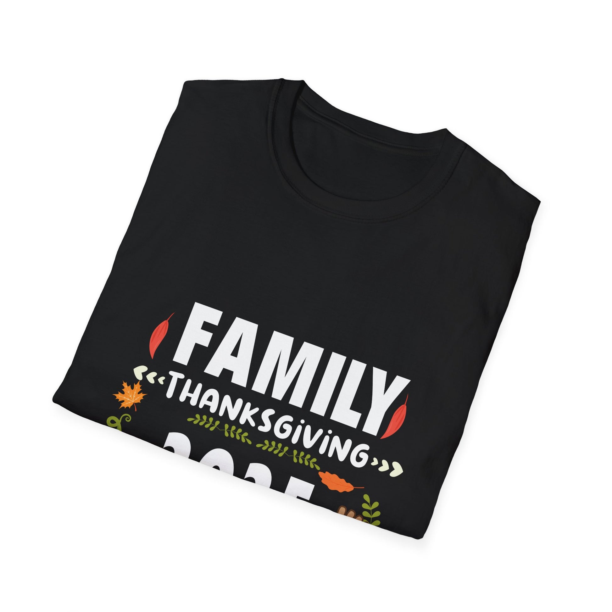 Family Thanksgiving 2025 T-Shirt — "Thankful for My Tribe" Holiday Tee  Unisex T-Shirt
