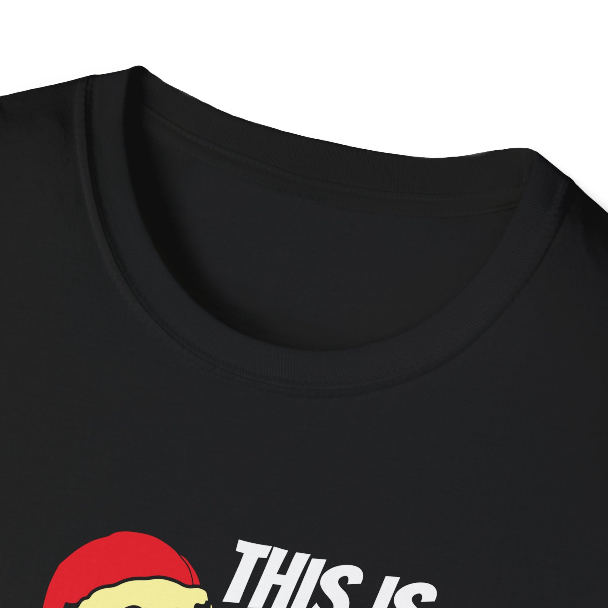 Christmas Pajama Shirt T‑Shirt — Funny T‑Rex in Santa Hat "This Is My Christmas Pajama Shirt"