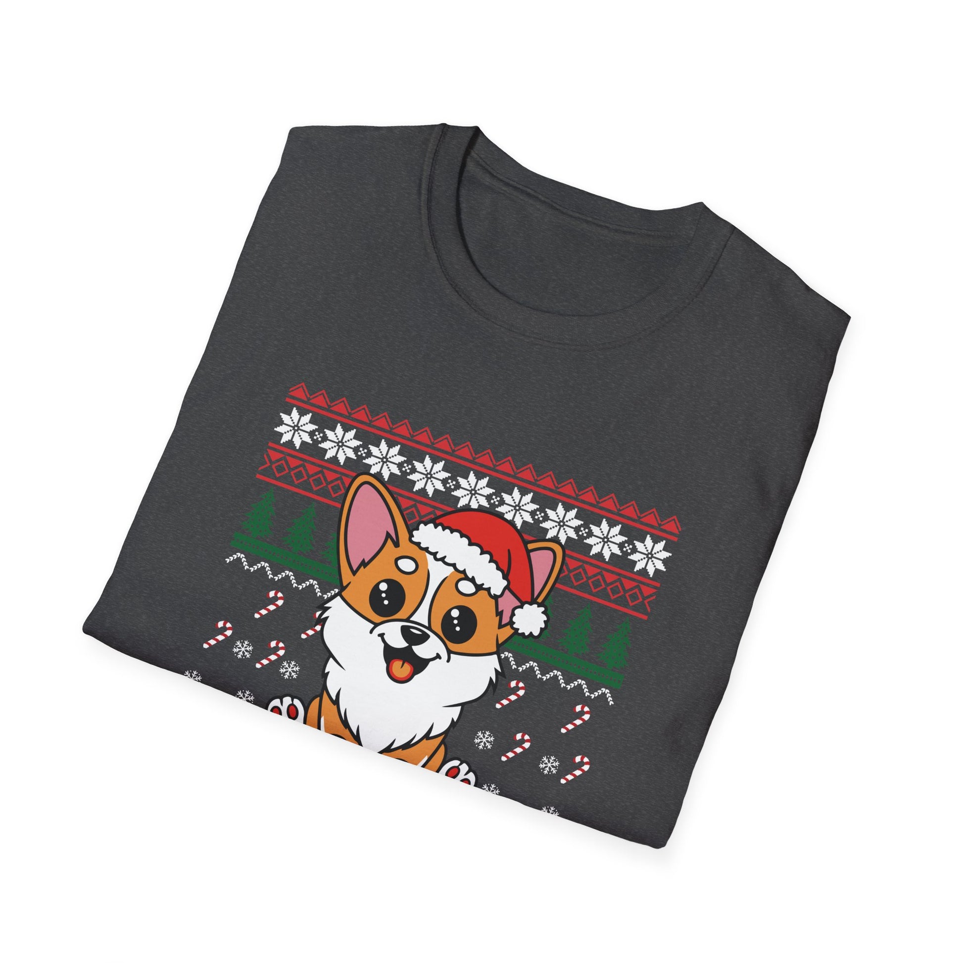 Christmas Corgi T-Shirt — Merry Christmas Holiday Dog Tee