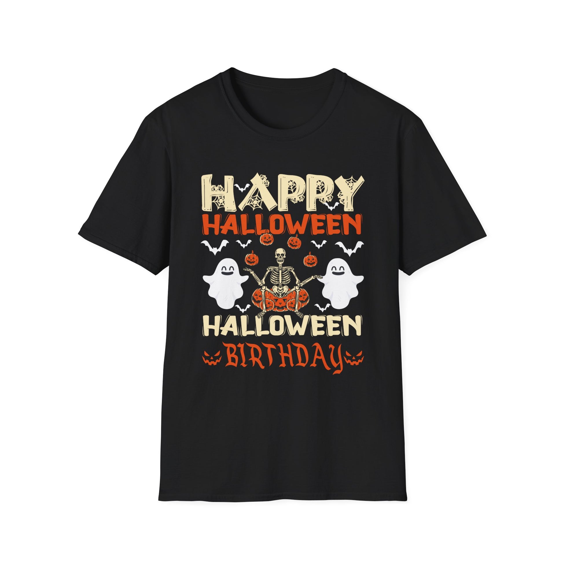 Happy Halloween Birthday kids Yes Its My Birthday Halloween TeeUnisex Softstyle T-Shirt