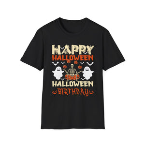 Happy Halloween Birthday kids Yes Its My Birthday Halloween TeeUnisex Softstyle T-Shirt