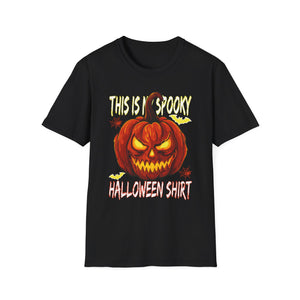 This Is My Spooky Halloween Shirt T-Shirt — Jack-O'-Lantern Horror Graphic Tee