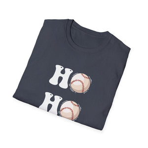 Christmas Ho Ho Ho Baseball Christmas Unisex T-Shirt